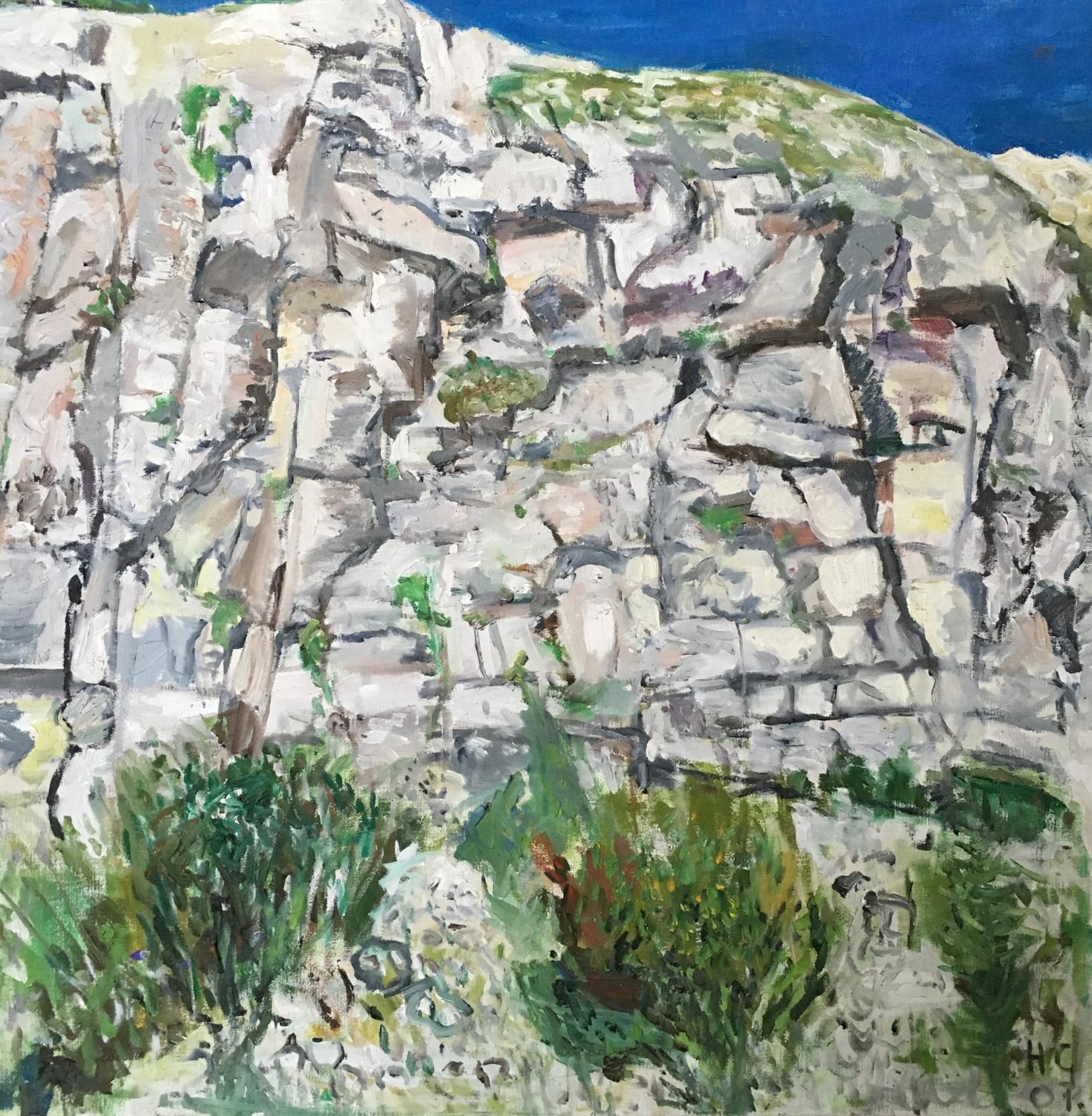 Cliffs at Seaford by Nicolas Gage