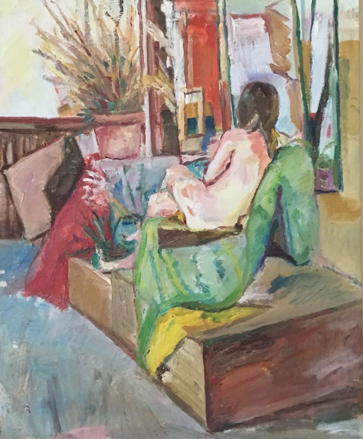 Seated Nude by Nicolas Gage