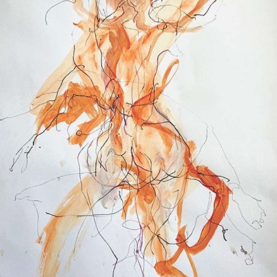 Judith Brenner. Nude Study No 12.