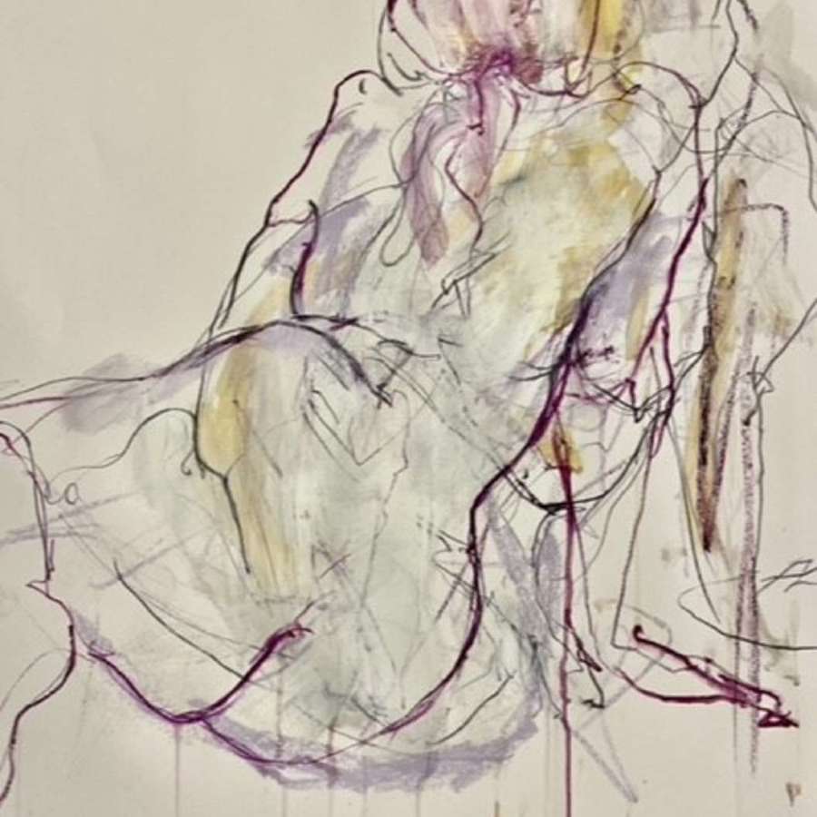 Judith Brenner.  Nude Study No 9