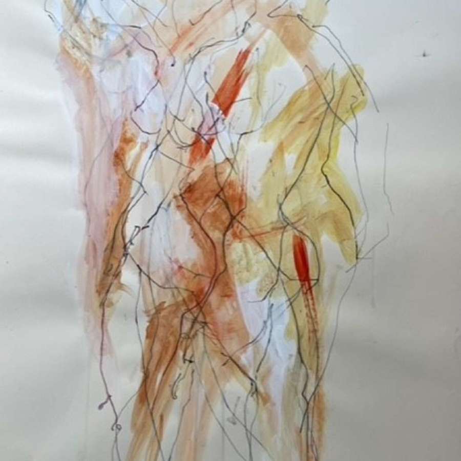 Judith Brenner.  Nude Study No 28